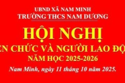 HỘI NGHỊ VIÊN CHỨC VÀ NGƯỜI LAO ĐỘNG NĂM HỌC 2025–2026