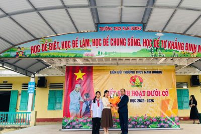 LÃNH ĐẠO ĐỊA PHƯƠNG, BGH GẶP MẶT ĐỘNG VIÊN CÁC ĐỘI TUYỂN HỌC SINH DỰ THI HỌC SINH GIỎI CẤP TỈNH NĂM HỌC 2025–2026